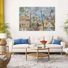 imagen 3 de puzzle collage big city 5000 piezas ravensbur