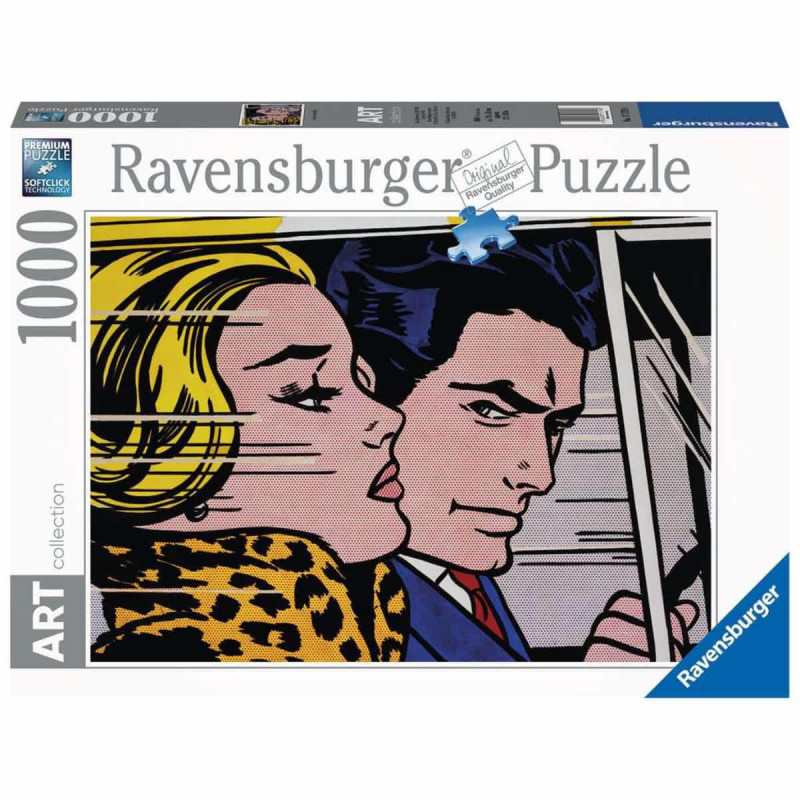 Imagen puzzle lichtenstein: in the car 1000 piezas Imagen puzzle lichtenstein: in the car 1000 piezas