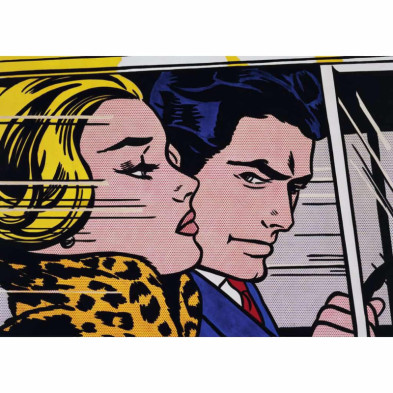 imagen 1 de puzzle lichtenstein: in the car 1000 piezas
