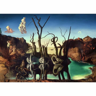 imagen 1 de puzzle dalí: cosnes que se reflejan como e 1000 pe