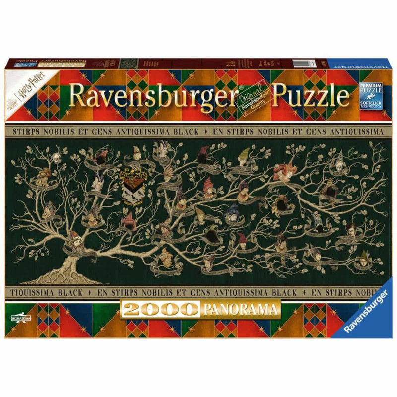 Imagen puzzle harry potter árbol familiar 2000 piezas Imagen puzzle harry potter árbol familiar 2000 piezas