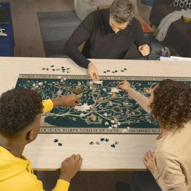 imagen 2 de puzzle harry potter árbol familiar 2000 piezas