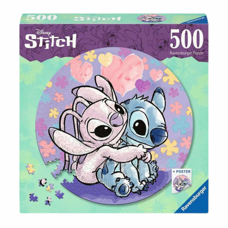 Imagen puzzle stitch redondo 500 piezas Imagen puzzle stitch redondo 500 piezas