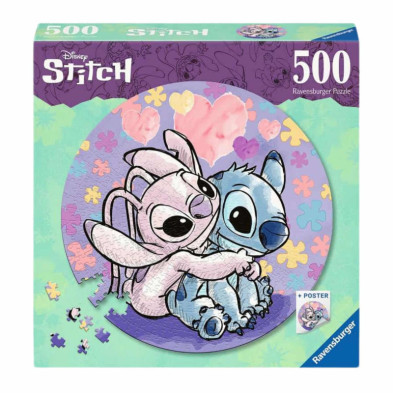 Imagen puzzle stitch redondo 500 piezas