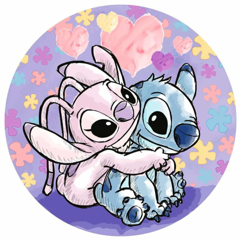 Puzzle Circular Disney Stitch 500 Piezas Ravensburger - hipergol.com