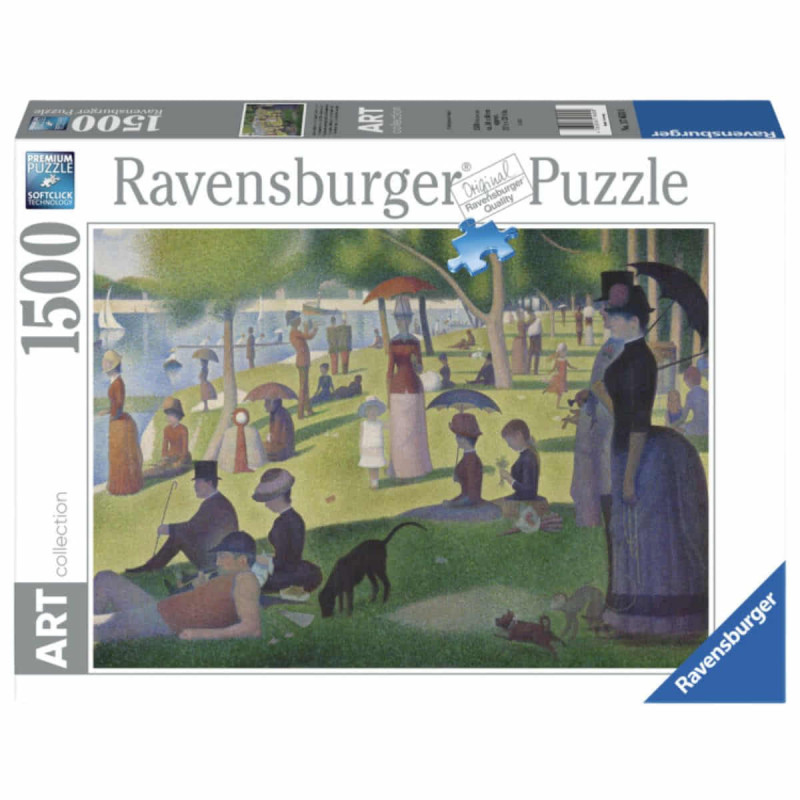 Imagen puzzle seurat: tarde de domingo 1500 piezas Imagen puzzle seurat: tarde de domingo 1500 piezas