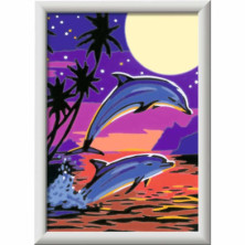 imagen 1 de creart delfines juguetones kit para pintar