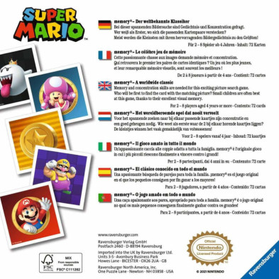 imagen 2 de juego memory super mario