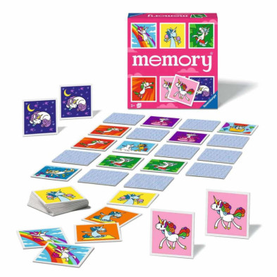 imagen 1 de juego memory unicornios