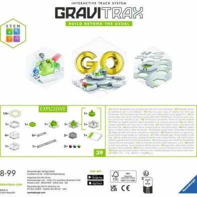 imagen 1 de juego gravitrax go explosive - circuito de canicas