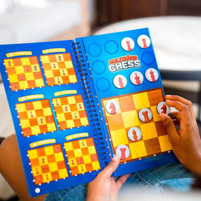 imagen 2 de juego magnetico ajedrez solitario thinkfun