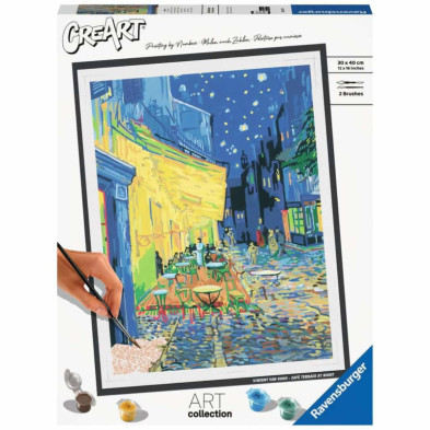 Imagen creart van gogh terraza de café por la noche
