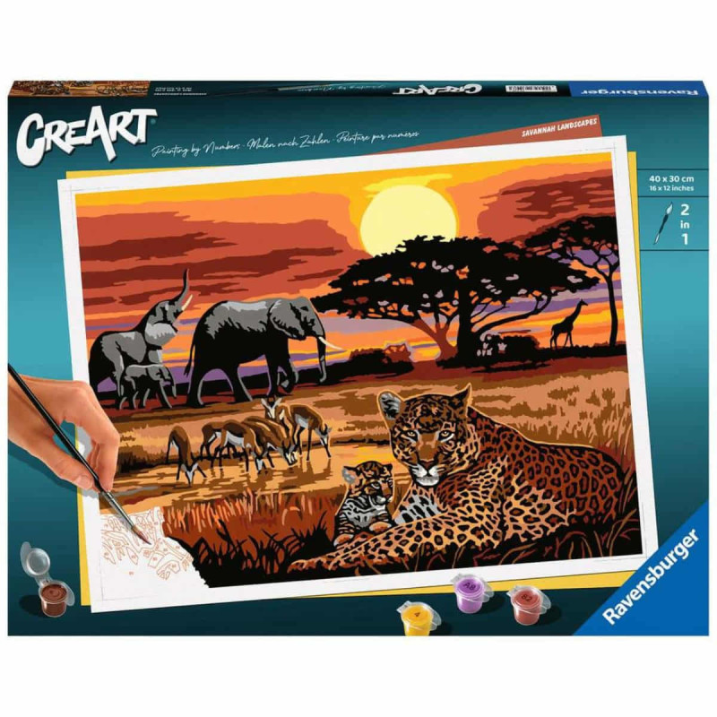 Imagen creart en la sabana kit para pintar Imagen creart en la sabana kit para pintar