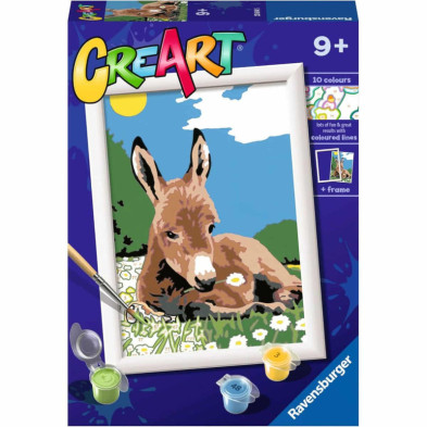 Imagen creart burro kit para pintar - serie e
