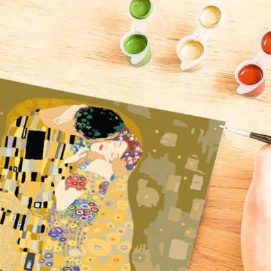 imagen 4 de creart klimt el beso kit para pintar
