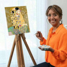 imagen 5 de creart klimt el beso kit para pintar