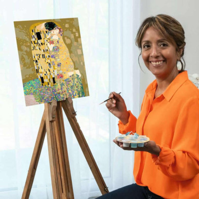 imagen 5 de creart klimt el beso kit para pintar