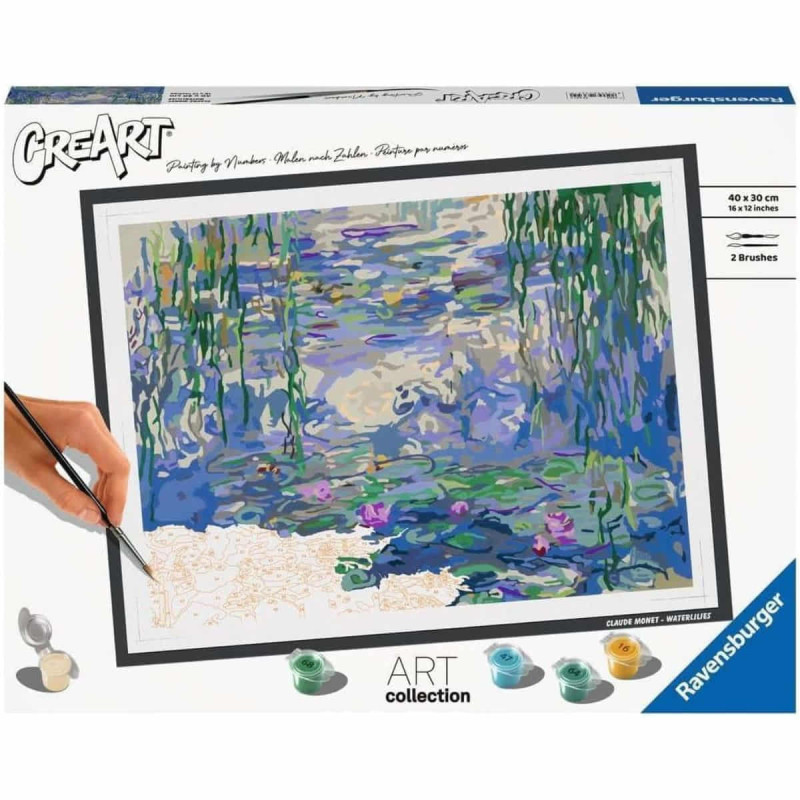 Imagen creart monet los nenúfares kit para pintar Imagen creart monet los nenúfares kit para pintar