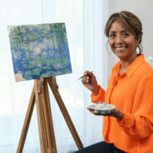 imagen 3 de creart monet los nenúfares kit para pintar