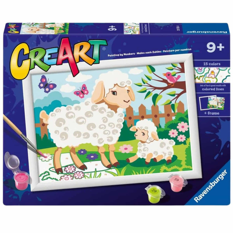Imagen creart ovejitas kit para pintar Imagen creart ovejitas kit para pintar