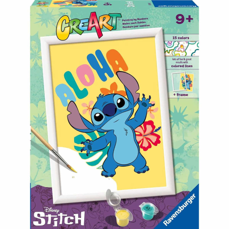 Imagen creart aloha stitch disney kit para pintar Imagen creart aloha stitch disney kit para pintar