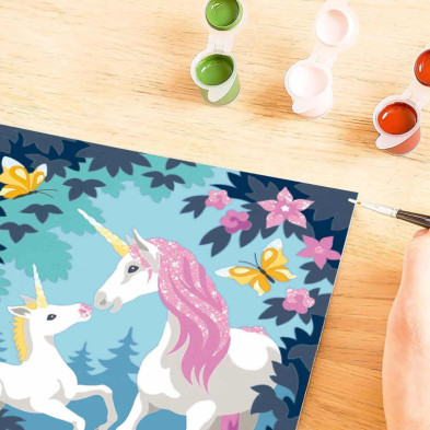 imagen 3 de creart unicornios glitter kit para pintar