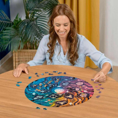 imagen 2 de puzzle circular astrologia circle of colors
