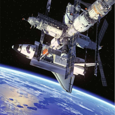 imagen 1 de puzzle aventuras en el espacio 3x49 piezas