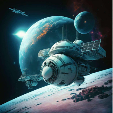 imagen 3 de puzzle aventuras en el espacio 3x49 piezas