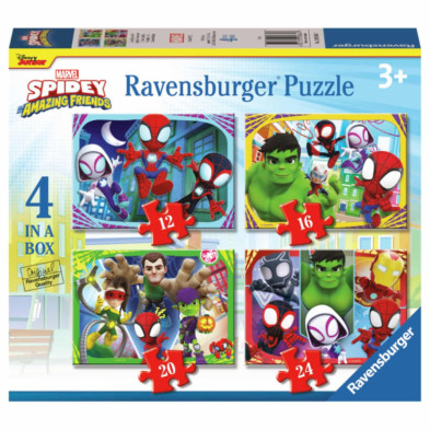 Imagen puzzle 4 en 1 spidey 10