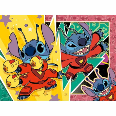 imagen 1 de puzzle 4 en 1 stitch disney  12