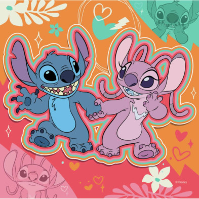 imagen 3 de puzzle stitch disney  3x49 piezas