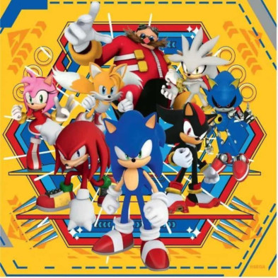 imagen 3 de puzzle sonic 3x49 piezas ravensburger