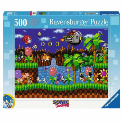 Imagen puzzle sonic 500 piezas panorama ravensburger