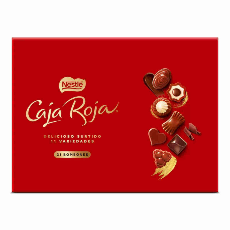 Imagen bombones caja roja nestlé 198grs Imagen bombones caja roja nestlé 198grs