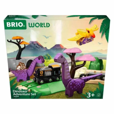 Imagen set de aventura brio dinosaurios