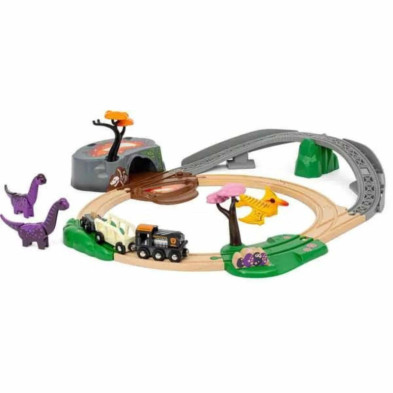 imagen 2 de set de aventura brio dinosaurios
