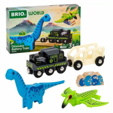 imagen 1 de tren jurasic a pilas brio dinosaurios imagen 1 de tren jurasic a pilas brio dinosaurios