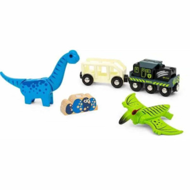 imagen 2 de tren jurasic a pilas brio dinosaurios imagen 2 de tren jurasic a pilas brio dinosaurios