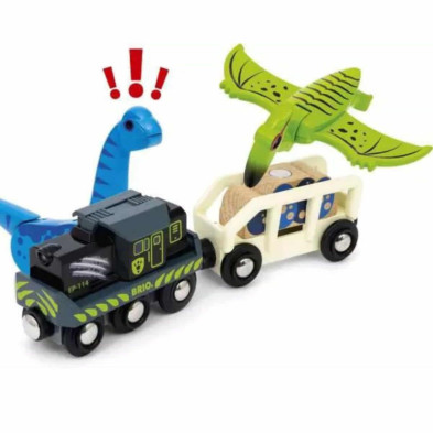 imagen 5 de tren jurasic a pilas brio dinosaurios imagen 5 de tren jurasic a pilas brio dinosaurios