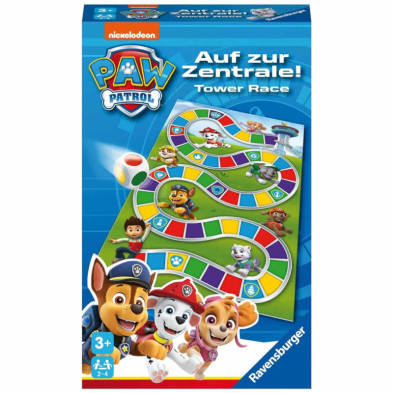 Imagen juego paw patrol tower race ravensburger