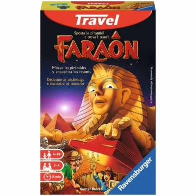 Imagen juego faraon travel ravensburger