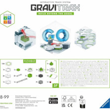 imagen 1 de juego gravitrax go flexible - circuito de canicas