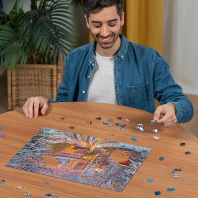 imagen 2 de puzzle navidad brillante 500 piezas ravensburger