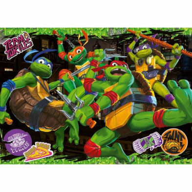 imagen 1 de puzzle tortugas ninja 60 piezas ravensburger