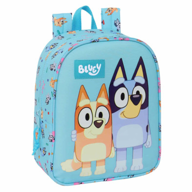 Imagen mochila guarderia adaptable a carro bluey 27cm