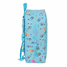 imagen 2 de mochila guarderia adaptable a carro bluey 27cm