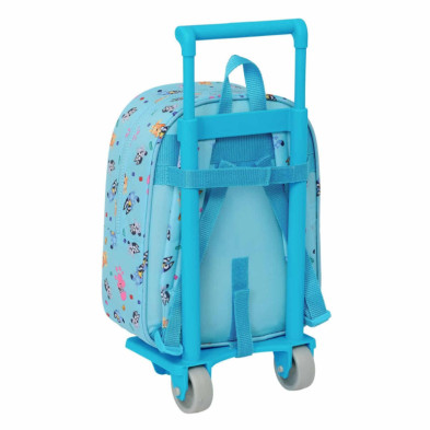 imagen 1 de mochila con carro bluey 27cm