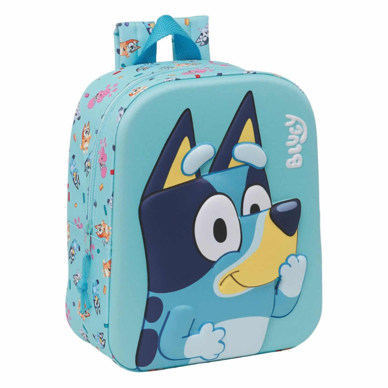 Imagen mochila guarderia bluey 3d 27cm