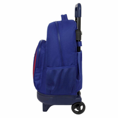 imagen 2 de mochila fc barcelona 45cm con carro safta
